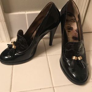 Sam Edelman black patent leather size 5.5 heels.
